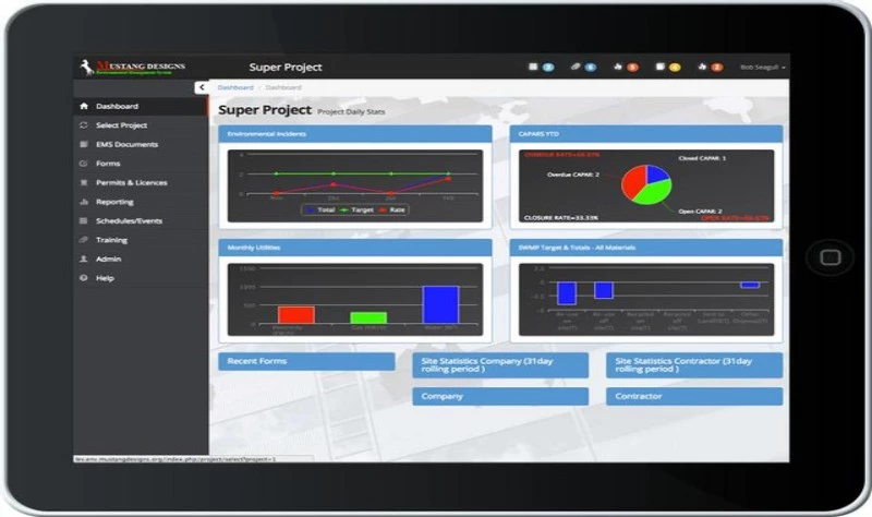 Environmental Management System : Startup client project