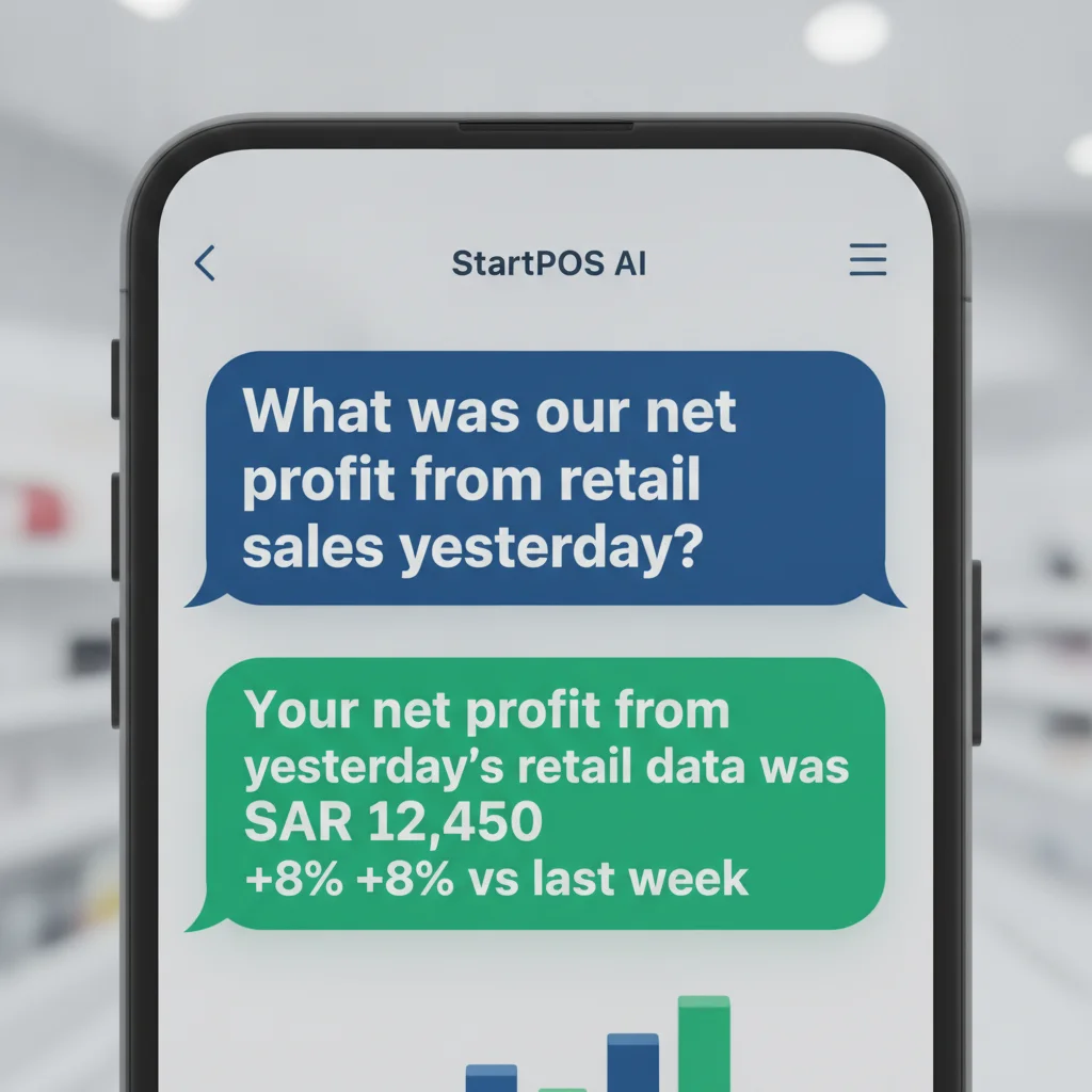 AI chat — net profit from retail sales