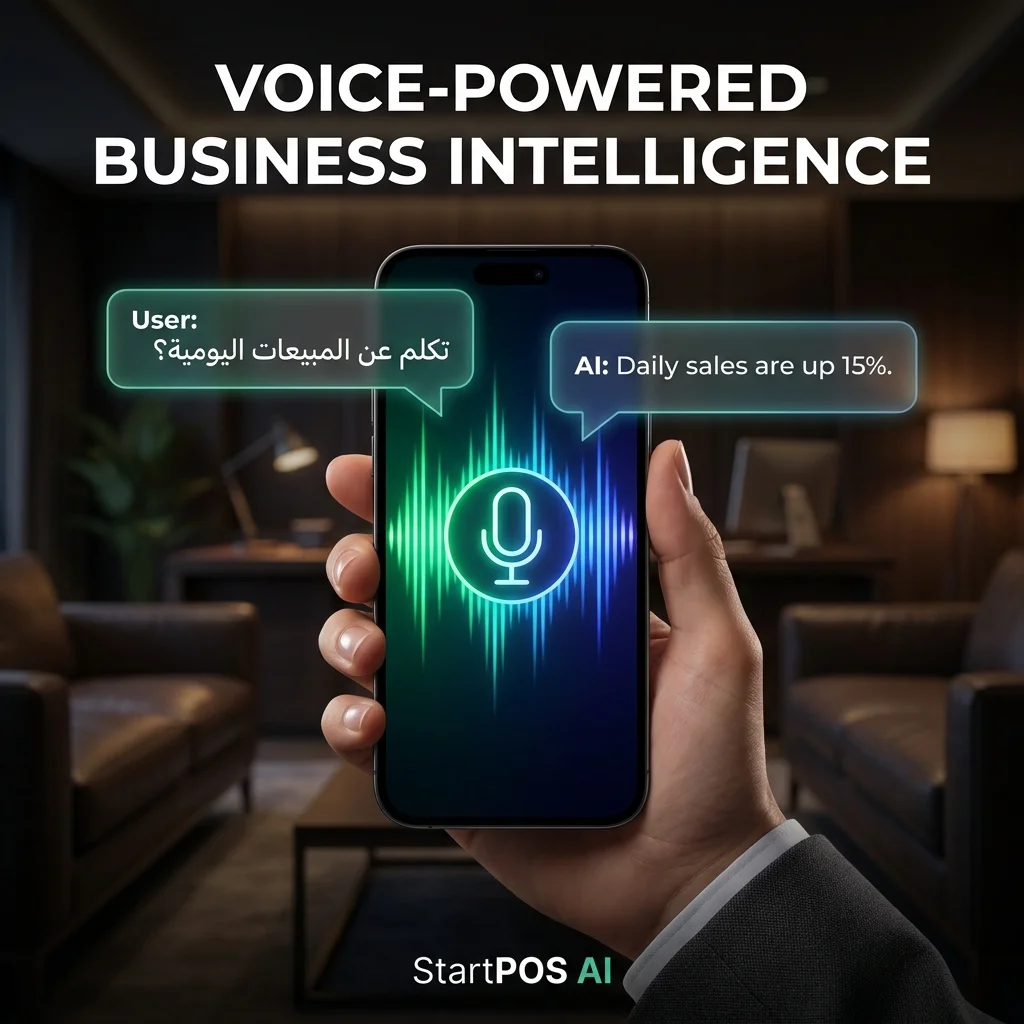 Voice-powered business intelligence — daily sales